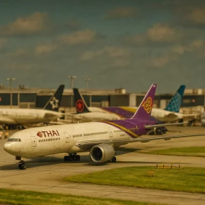London in Minature - Heathrow - Thai Airways