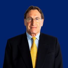 John Hoy - Blue Background